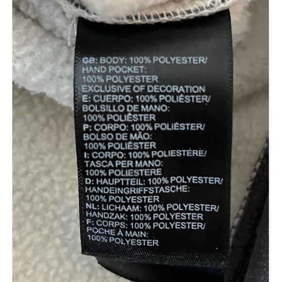 The North Face Women’s Gray Cowl Neck Sherpa Lined Sweatshirt Size Small - Picture 7 of 8